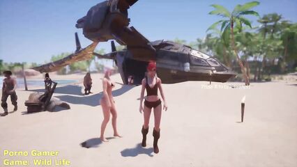 Отрывок из порно игры Wild Life: Секс с минотавром